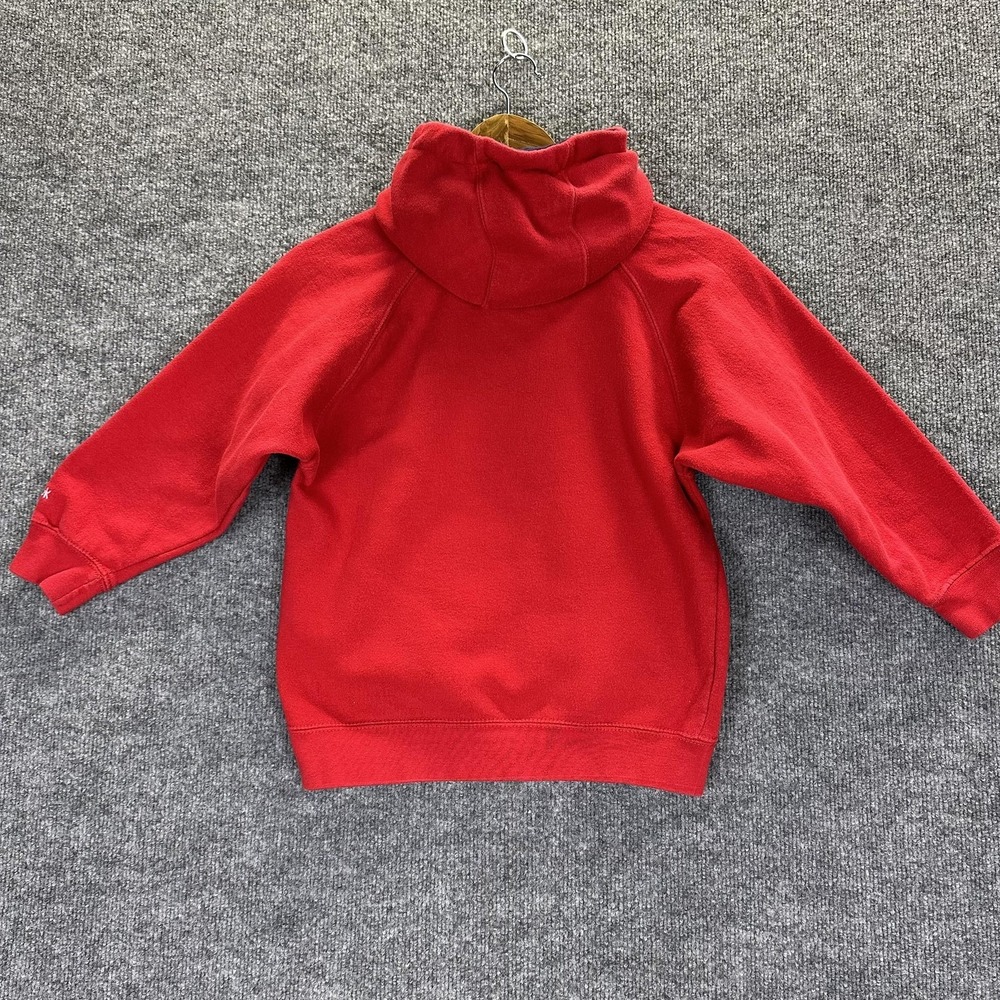 Montreal Canadiens Hoodie Boys 8 Red NHL Hockey Reebok Fleece Logo Sweatshirt - Picture 9 of 13